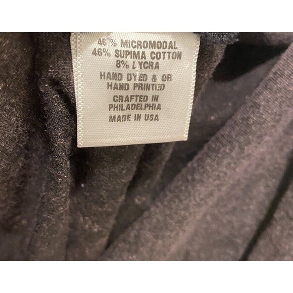 HEYNE BOGUT Sleeveless Top Womens Medium Cowl Neck Hand Dyed Hand Printed Purple - Picture 5 of 8